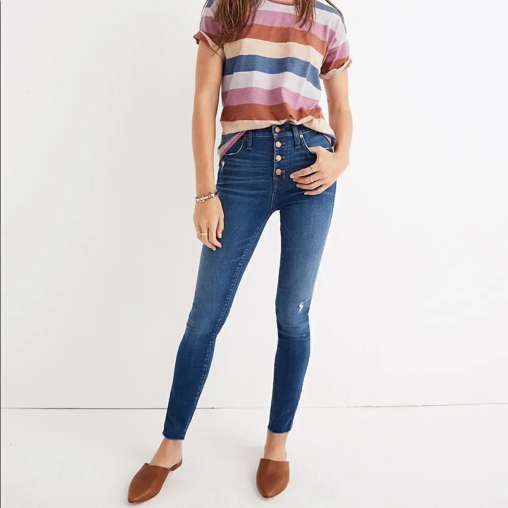 ✨HP✨Madewell 9” High-Rise Skinny Jeans✨